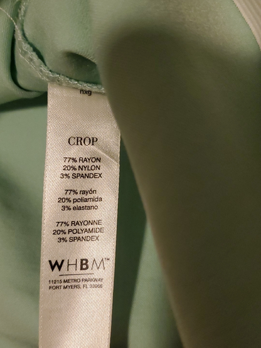 White House Black Market Mint Capri Size 8 - Picture 3 of 9